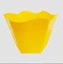 Cachepô Sextavado Amarelo