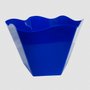 Cachepô Sextavado Azul Royal
