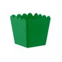 Cachepot Plástico Verde Bandeira – Mirandinha Miniaturas.