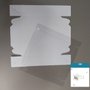Caixa Branca com PVC ref.29B quadrada 15X15X4 – unidade – CAC