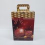 Caixa para cesta de Natal com alça tamanho M (30,5 X 21,5 X 16cm).