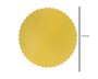 Cake Board Ouro Redondo 22,9cm