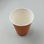 Copo de papel descartável – Laranja Neon C/8 – 250ml – Make+