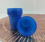 Copo Descartável 60ml C/ 20 Un – Azul Escuro – Bello Festas  