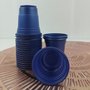 Copo Descartável 60ml C/ 20 Un – Azul Petróleo  – Bello Festas  