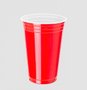 Copo Festa Estilo Americano Vermelho e Branco 300ml – CF-300 – Copobras 