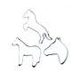 Cortador Cavalo Inox C/3