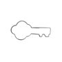 Cortador Chave Inox 1un