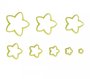 Kit Cortador Estrela com 8 peças - BlueStar Kit Cortador Estrela com 8 peças - BlueStar