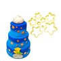 Kit Cortador Estrela com 8 peças - BlueStar Kit Cortador Estrela com 8 peças - BlueStar