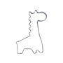 Cortador Girafa Inox 1un