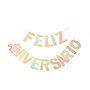 Faixa Feliz Aniversário – Colorida – Silver Festas