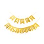 Faixa Happy Birthday – Dourada Glitter – Silver Festas