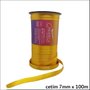 Fita Cetim Simples 7mm x 100m Amarelo Ouro – Cinderela