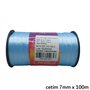 Fita Cetim Simples 7mm x 100m Azul Claro - Cinderela