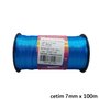 Fita Cetim Simples 7mm x 100m Azul Royal - Cinderela