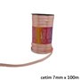 Fita Cetim Simples 7mm x 100m Cantaloupe - Cinderela