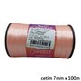 Fita Cetim Simples 7mm x 100m Cantaloupe - Cinderela