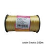 Fita Cetim Simples 7mm x 100m Dourado – Cinderela