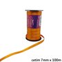 Fita Cetim Simples 7mm x 100m Laranja – Cinderela