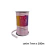 Fita Cetim Simples 7mm x 100m Rosa– Cinderela