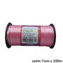 Fita Cetim Simples 7mm x 100m Rosa Hera – Cinderela