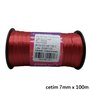 Fita Cetim Simples 7mm x 100m Vinho – Cinderela