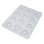 Forma Acetato BWB Simples cód.0025 Coração liso pequeno