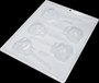 Forma Acetato BWB Simples cód.0418 Pirulito palhaço