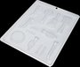 Forma Acetato BWB Simples cód.1162 instrumento musical