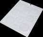 Forma Acetato BWB Simples cód.9324 Arabesco círculo riscado