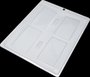 Forma Acetato BWB Simples Cód.0709 Placa retangular alongada