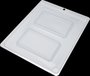 Forma Acetato BWB Simples Cód. 0719 Placa retangular