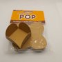 Forminha para doce 4 pétalas Box Dourado fosco –  50unid –  Pop