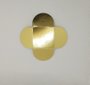 Forminha para doce 4 pétalas Box Metal Dourada –  50unid –  Decoradoces