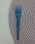Garfo sobremesa com 50 unidades – Azul Perolado – Bello Festas 