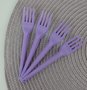 Garfo sobremesa com 50 unidades – Lavanda – Bello Festas 