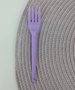 Garfo sobremesa com 50 unidades – Lavanda – Bello Festas 
