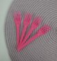 Garfo sobremesa com 50 unidades – Pink – Bello Festas 