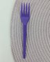 Garfo sobremesa com 50 unidades – Roxo – Bello Festas 