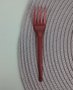 Garfo sobremesa com 50 unidades – Vermelho Perolado – Bello Festas 