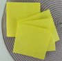 Guardanapo liso Amarelo 20x20 C/50 Unidades – Bello Festas 