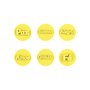 Kit Carimbos de Desejos 2cm – Amarelo -  Bluestar
