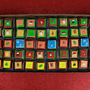 Kit Mini Carimbos Natal Amarelo com 8 peças – BlueStar. 