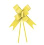 Laço pronto Plástico 23mm Amarelo 10 unidades - Cromus