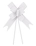 Laço pronto Plástico 23mm Branco 10 unidades - Cromus