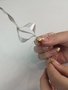 Laço pronto Plástico 23mm Ouro 10 unidades - Cromus