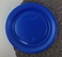 Prato Neon Azul Com 10 Unidades – Bello Festas