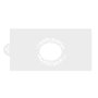  Stencil para Bolo – Moldura Floral - Bluestar