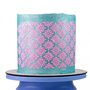  Stencil para Bolo – Ornamentos Florais - Bluestar